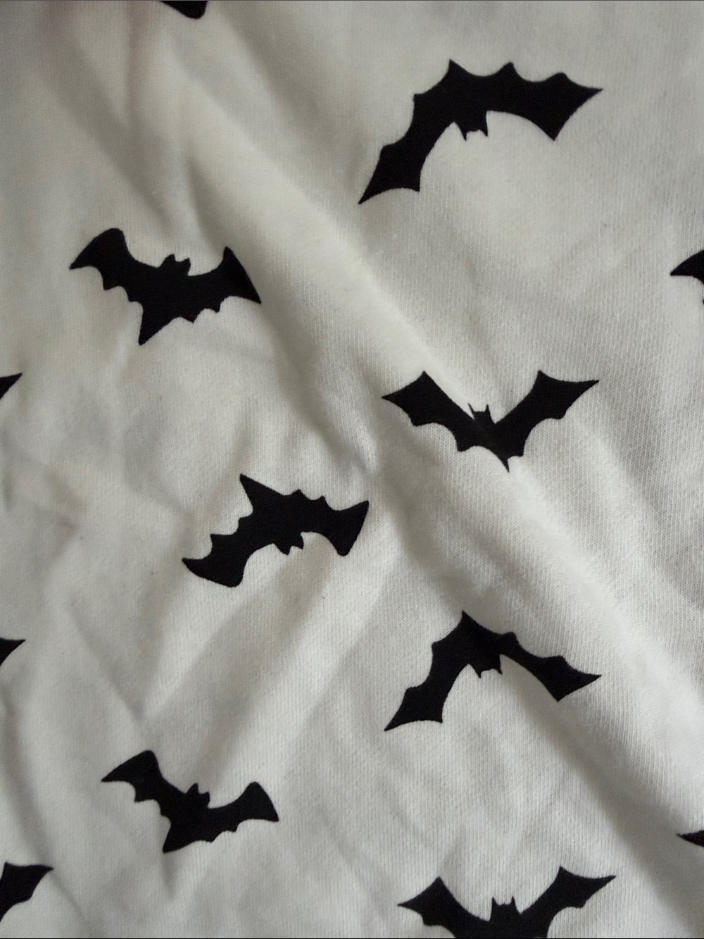 White Bat-Print Sweatshirt - Picture 3 of 3
